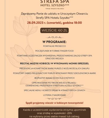 otwarcie SPA Szyszko