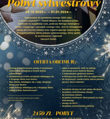 pobyt sylwestrowy hotel szyszko suwałki